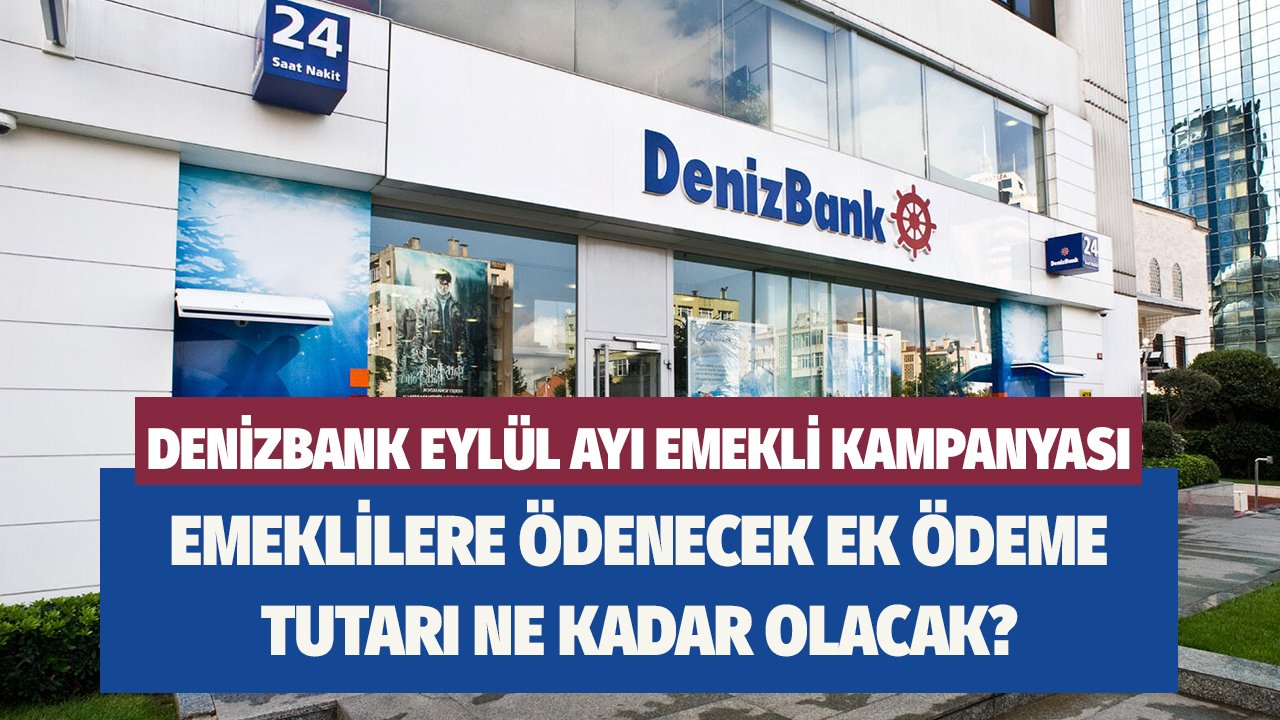 Denizbank Promosyon Demesini D Rd Eyl L Denizbank Emekli