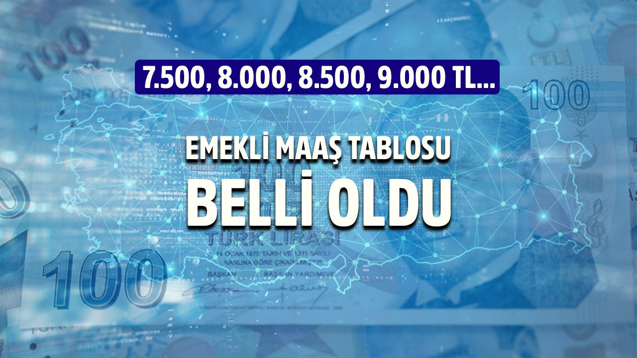 Emekli Yeni Zamlı Maaş Tablosu Belli Oldu! SSK, Bağ-Kur 4A, 4B, 4C'li ...