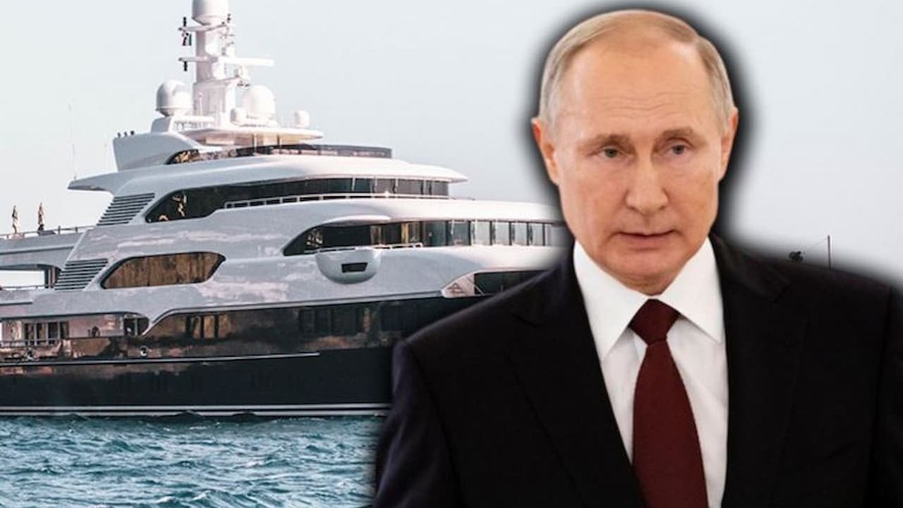 Putin, 100 milyon Pound değerindeki mega yatını altın küvetle yeniliyor