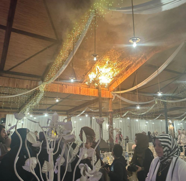 Mersin Yenişehir'de Düğün Salonunda Yangın Faciası Son Anda Önlendi