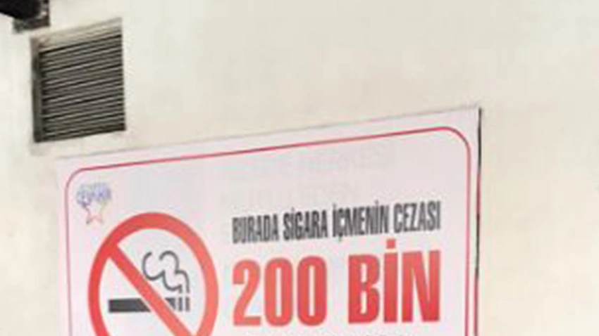 Sigara kullananlar dikkat! Orada sihgara içmenin cezası 200 bin TL olarak açıklandı