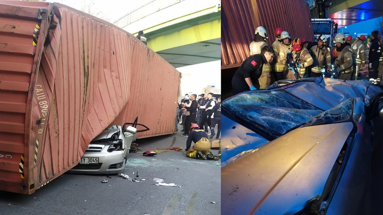 Bakırköy'de Trajik Kaza: Tırın Altında Kalan Otomobilde 4 Kişi Hayatını Kaybetti
