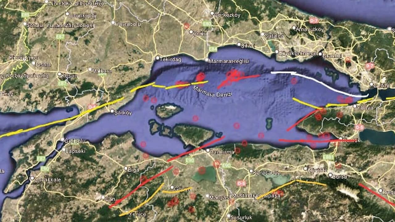 Marmara'yı Sarsacak Büyük Tehlike: İznik ve Gemlik Fayları ve Olası 7.7 Büyüklüğünde Deprem
