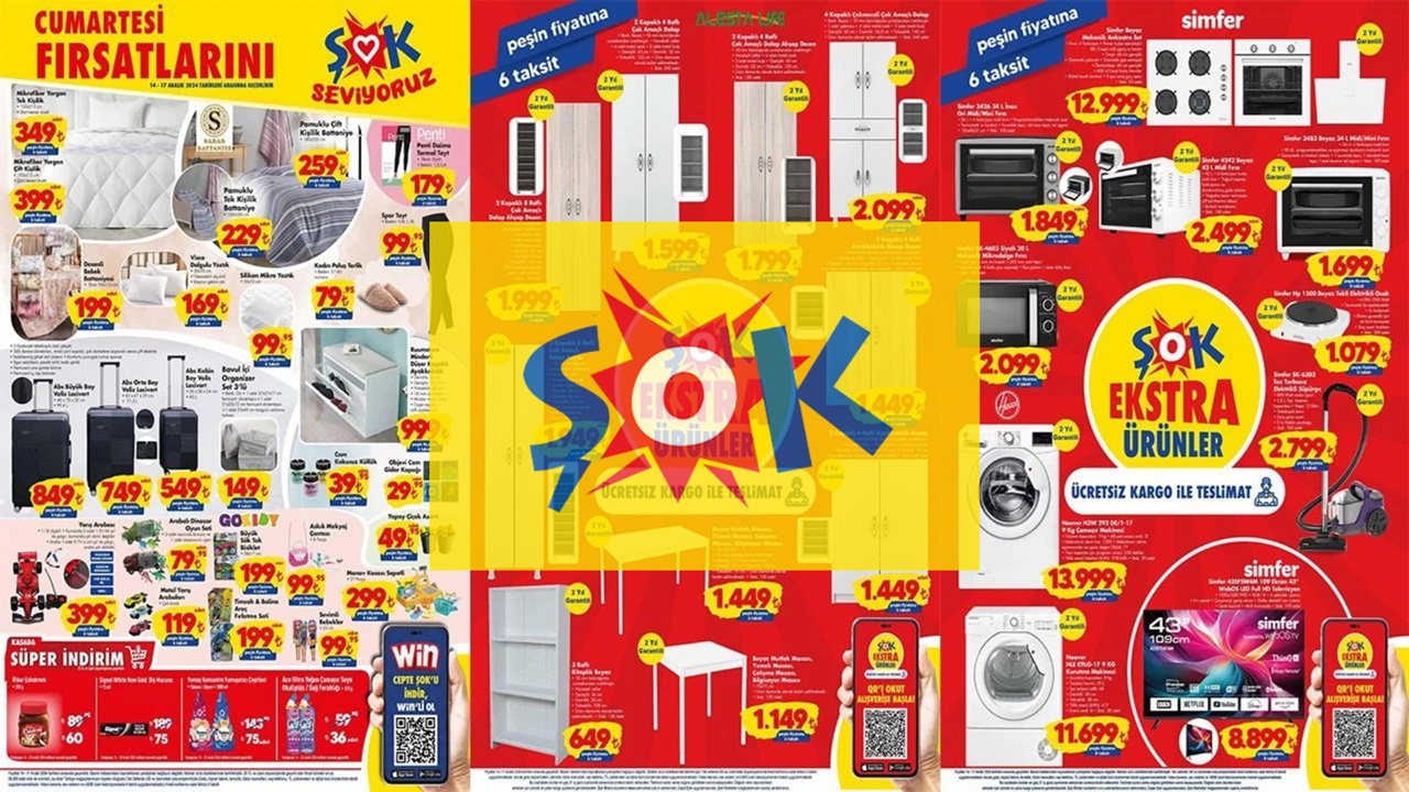 Şok Market'ten Büyük Sürpriz! 14 Aralık Hafta Sonu İndirimleriyle Cüzdanlar Bayram Edecek